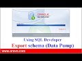 SQL Developer: EXPORT tables, schemes or whole database via Oracle SQL Developer.