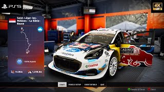 WRC Monte Carlo Saint-Léger-les-Mélèzes - Full Stage + Replay - Ford Puma Rally1 - EA WRC (PS5)