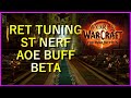 Retribution Paladin BETA Tuning: Single Target NERFed AoE Buffed!