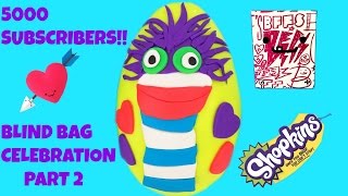 Fizzy Play Doh Egg Part 2! 5000 SubscribersCelebration