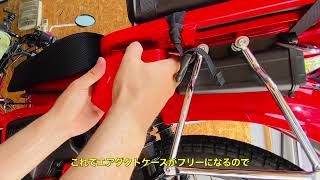 CT125ハンターカブのリアサス交換