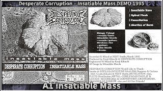 DESPERATE CORRUPTION – Insatiable Mass (Japanese Death Metal, 1995, Full Demo Tape)