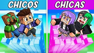 CHICOS vs CHICAS: La TORRE más SEGURA de Minecraft!