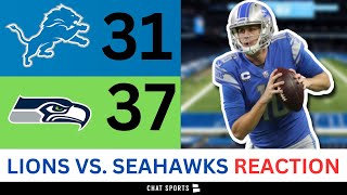 Lions Rumors & News After 37-31 Loss vs. Seahawks | Jared Goff, Jahmyr Gibbs, and Dan Campbell