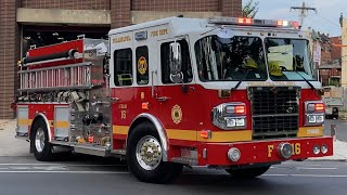 ⁴ᴷ *** 1st Video \u0026 Rare Catch *** Philadelphia Fire Department Foam 16 \u0026 Engine 44 Responding {Q, H}