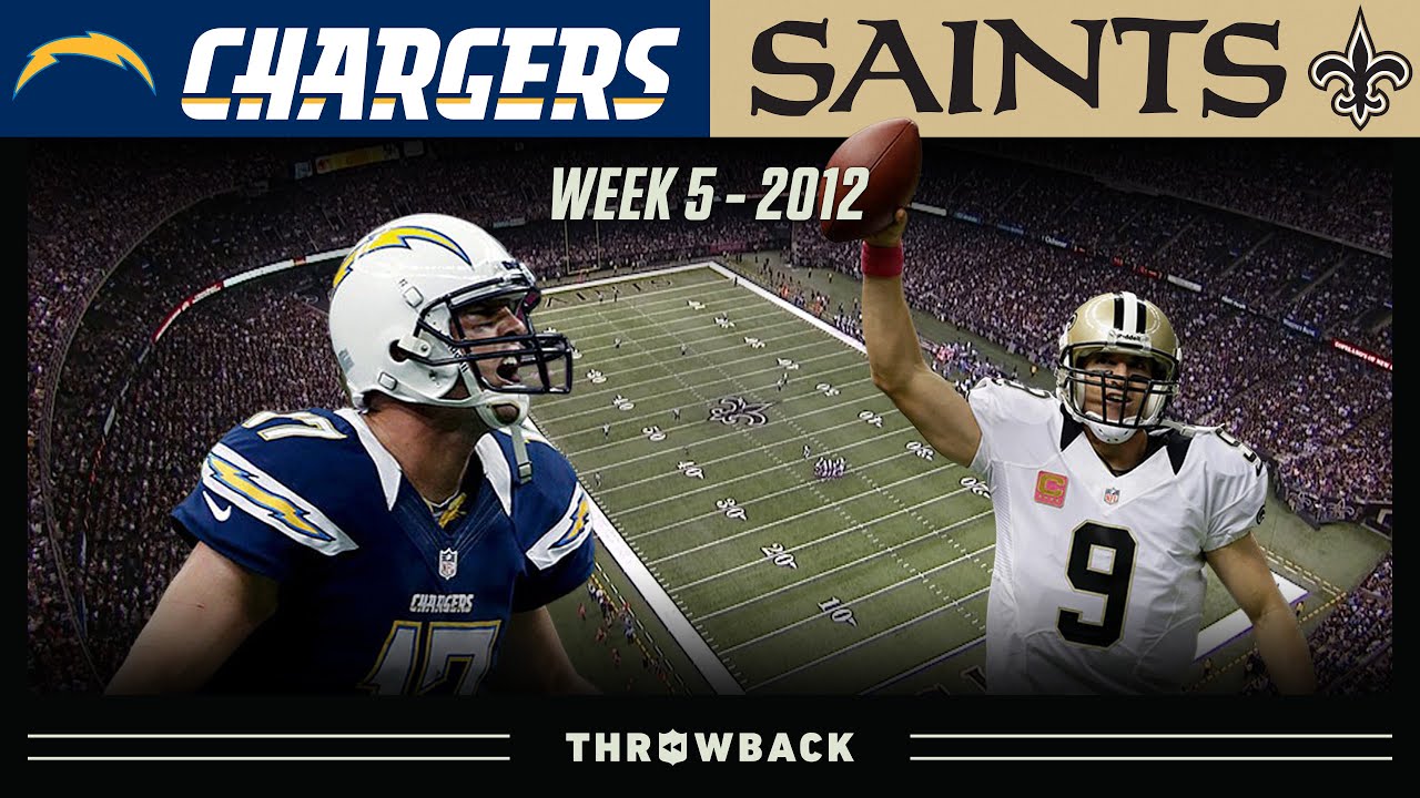 A Record & Revenge On SNF! (Chargers Vs. Saints 2012, Week 5) - YouTube