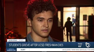 Students Grieve After Ucsd Freshman Dies
