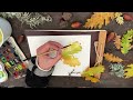 how to paint an oak leaf with watercolor