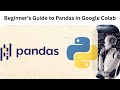 Master Data Analysis with Python: Beginner’s Guide to Pandas in Google Colab
