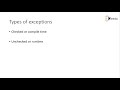 Exception Handling   Checked and Unchecked Exceptions