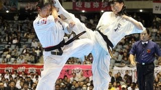 【新極真会】第44回全日本空手道選手権大会　女子準決勝2 SHINKYOKUSHIN KARATE