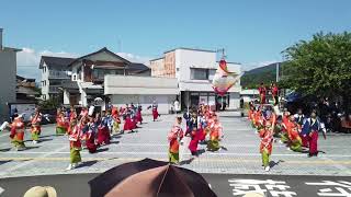 よさこい四万十2019「祭屋」中村駅前