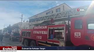 Erzincan’da Korkutan Yangın