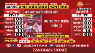 Solapur | भाजप आणि काँग्रेस यांच्याकडे प्रत्येक एक - एक नगर पंचायत | zee 24 taas