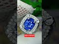 Natural Blue Sapphire..-4,69ct H(a) SRILANKA Sertifikat BIG LAB...Ring Gold Diamond👍Wa:-085777764474