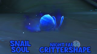 WoW Shadowlands 9.2 - Snail Soul | Night Fae Crittershape