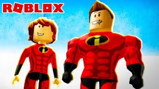 ПОБЕГ ОТ СУПЕРСЕМЕЙКИ 2 с КИДОМ в ROBLOX! Роблокс обби по мультику для детей #КИД