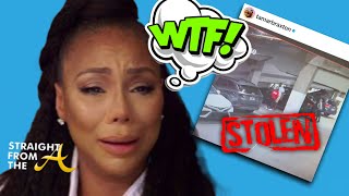 Tamar Braxton Alone and Homeless?! Superstar Shares Footage of Car Robbery With Strange Caption