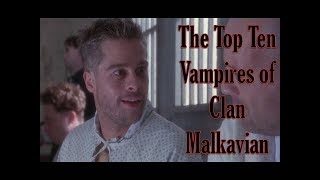 The Top Ten Vampires of Clan Malkavian
