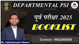 DEPT.PSI Pre 2025 | अभ्यासक्रम आणि संदर्भग्रंथ | booklist  | मार्गदर्शक - चौरे सर