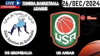 DS Grombalia vs US Ansar | Tunisia Basketball League 2024