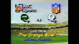 1980-12-21 New York Jets vs Miami Dolphins(No Announcer game)