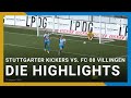 Stuttgarter Kickers vs. FC 08 Villingen I Highlights 3. Spieltag [Regionalliga Südwest]