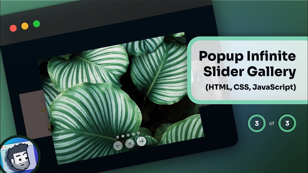 Popup Infinite Slider Gallery Modal (HTML, CSS, JavaScript) | Part 3 Of ...