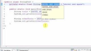 Extract Constant using Eclipse's Quick Fix