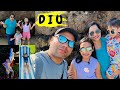 Bangalore to Gujarat Ep-4 🚗 | Discovering Diu 🌴🌊 | Nightlife 🌙🍹 | Food 🍲🍤 | Beaches 🏖️