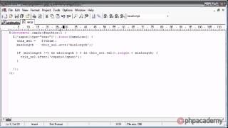 jQuery Tutorial 88 Minimum text field length