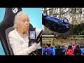 The Queen Runs over a Group of Children