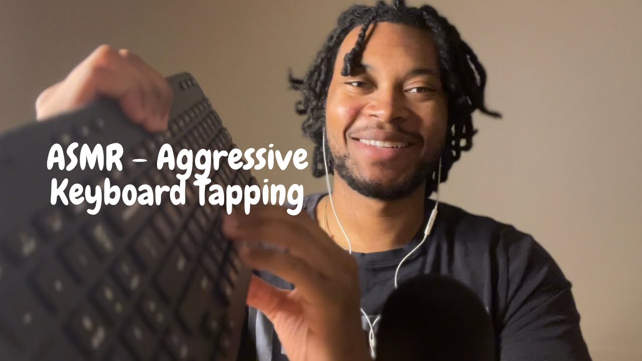 Asmr Aggressive Keyboard Tapping No Talking Youtube
