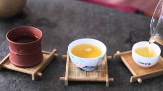 Steeping 2014 Xiaguan Tuocha in Duan Ni Egg Shaped Yixing Teapot