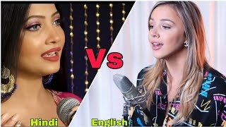 Diya Vs Emma | Barish ban jana | Hindi Vs English | Diya Ghosh Vs Emma Heesters | #vs  #sabirulyt