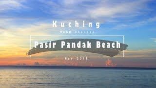 Pasir Pandak Beach 黄昏夕阳距离Kuching三十分钟的海边