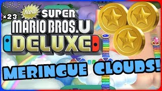 Meringue Clouds 🌰 New Super Mario Bros. U Deluxe 100% Walkthrough