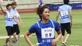 2011 신우 아육대 HIGH B1A4 CNU 신우 ver [FANCAM ILUVWOO]