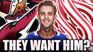Detroit Red Wings & Arizona Coyotes WANT Brandon Sutter? Vancouver Canucks Trade Rumours & News 2021