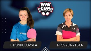 11:15 Iryna Konkulovska - Nataliia Svydnytska 28.02.2025 WINCUP Women Master. TABLE 2