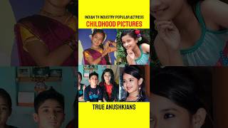 Popular TV Actress Childhood Pics 😍 Anushka Sen, Jannat Zubair, Avneet Kaur, Shivangi Joshi #shorts