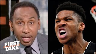 Stephen A. sets high expectations for Giannis in Game 3 vs. the Nets | First Take