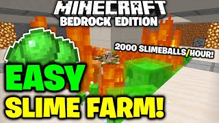 1.18 EASY SLIME FARM TUTORIAL IN MINECRAFT BEDROCK (MCPE, XBOX, PS4, PS5, SWITCH, WINDOWS 10)