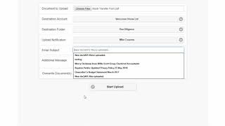 How do clients upload files