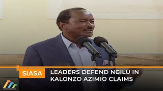 Leaders defend Ngilu in Kalonzo Azimio claims