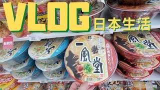 日常VLOG⎮日本超市購物/日本便利商店/ 博多牛腸鍋/ 每日便當