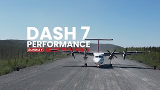 How Much Runway for a Dash 7? | EPIC Takeoff \u0026 Landing in Northern Canada! | Air Tindi | RARE