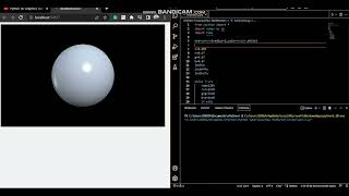3D Colour Varying Sphere | Homework solution to @paulmcwhorter's Python 3D Graphics Tutorial 10
