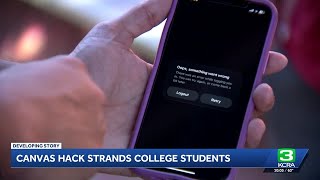 Canvas hack strands college students
