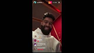 AP DHILLON TALKING ABOUT SIDHU MOOSEWALA AND GURINDER GILL LIVE ON INSTAGRAM | AP DHILLON REAL VOICE